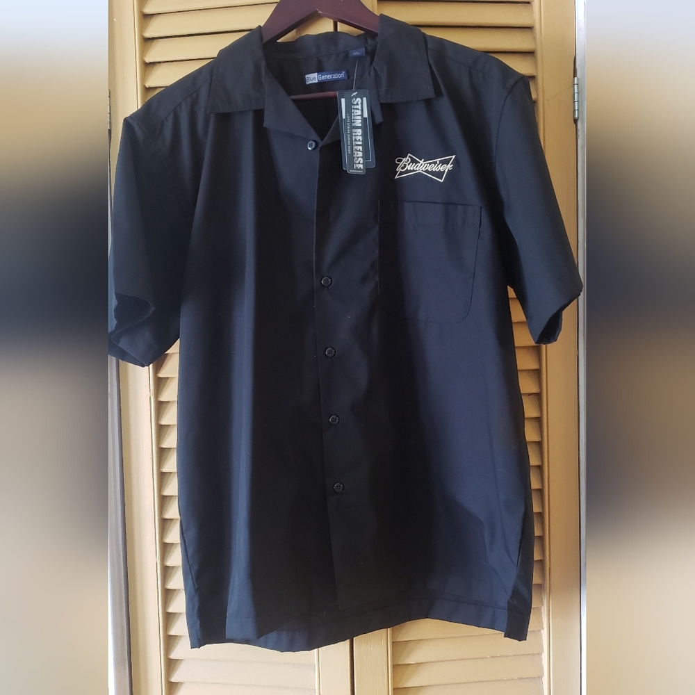 RARE New Orleans Budweiser Bowling Shirt..Brand New Condition , with Tags Size M